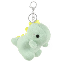 Merangue Dinosaur Puff Keychain-Easy to attach to bags, backpacks, or keyrings