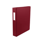 Staples Economy 1-1/2 Round 3-Ring Binder - Letter Size - 280 Sheet Capacity - Burgundy-Burgundy, O-Ring binder with 28 sheet capacity