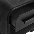 Modway Bellamy Curved 1-Drawer Nightstand - Black Oak-9