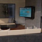 Storm Shell Outdoor Hard Shell TV Cover with a TV Wall Mount Bracket - 56"H x 65"W-8