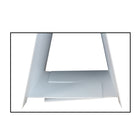 Flipside Premium Corrugated Plastic Dry Erase Marquee Easel-Measures 35.5"T x 23"W x 15"D
