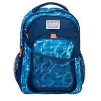 Renwick Camper Backpack Set - Waves Print-Geometric, polyester material