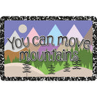 Ashley Productions The Original Fun Mat Welcome Mat - 15.5" x 23.5" - You Can Move Mountains-Measurement & Design: The You Can Move Mountains Mat measures 15.5" x 23.5".