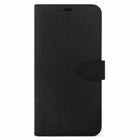 Blu Element 2-in-1 Folio for Galaxy A16 5G - Black-Premium hand-stitched semi-soft feel material