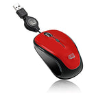 Adesso iMouse S8R RGB Wired USB Mouse - Red-Ergonomic design for comfortable grip