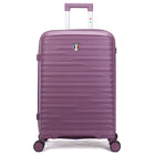 TUCCI Lussore 24" Hardside Check-in Luggage - Purple-Designed in Italy – Premium Italian craftsmanship and style. Crafted with a premium polypropylene hardshell that’s flexible, lightweight, and built to last