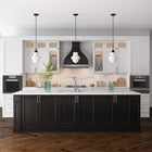 Hudson&Canal Annie 9.13" Wide Pendant with Glass Shade - Blackened Bronze/White Milk-Clean with a soft, dry cloth and no harsh chemicals or abrasive cleaning materials