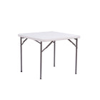 TygerClaw All-Purpose Square Folding Table for Indoor and Outdoor Use-Substantial weight capacity allows for loads up to 220.5 lb for commercial use
