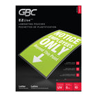 Swingline EZUse Laminating Pouches - 5mil - Letter Size-Create stunning results with impeccably accurate and easy to use lamination pouches - documents will remain bold with the UV protection, which prevents fading and discolouration