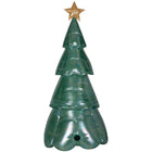 GEMMY Airblown Inflatable Green Iridescent Christmas Tree - 90"-Self-inflates in seconds and deflates for easy storage