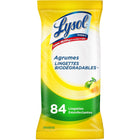 Lysol Biodegradable Disinfecting Wipes - Citrus - 84 Pack-Fully biodegradable in home and municipal compost