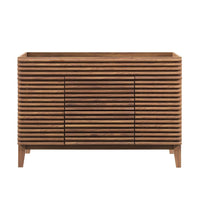 Modway Render 48" Single Sink Compatible Bathroom Vanity Cabinet - Walnut-Mid-Century Modern Vanity