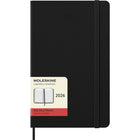 Moleskine 2026 Classic 12-Month Hard Cover Daily Planner - 5" x 8.25" - Black-Dated from January to December 2026