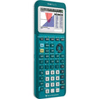 Texas Instruments TI-84 Plus CE Graphing Calculator - Slide-on Hard Case - Teal Metallic-MathPrint functionality