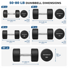 MotionGrey Single Fixed-Weight Dumbbell for Home Gym Strength Training - 30 lb-7