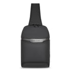 Champs Onyx Nylon Sling Bag - Black-Water-resistant nylon material