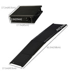 PawHut 62" Folding Pet Ramp for Cars-Can be folded for simple storage - it has a buckle to keep secure 