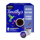 Timothy’s Colombian La Vereda - Medium Roast - K-Cup Coffee Pods - 30 Pack-Recyclability: our k-cup pods are recyclable in select locations. They may not be recyclable in your area.