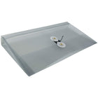 JAM Paper #10 Plastic Envelopes with Button and String Tie Closure, 5.25 x 10, Smoke Grey Poly, 24 Pack (921B1smg)-1" expansion
