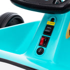 Qaba 6V 7AH Electric Battery Powerd Kids Go Kart - Blue-Colour: Blue 