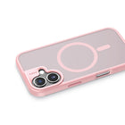 TUFF8 iPhone 16 Plus GlideGuard Rugged Back Case - Pink-Screen & Camera Protection: Designed with a raised lip for the lens and bezel of the screen to protect your camera, flash, and screen against scratches when placed face down