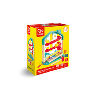 Hape Melody Mansion Ball Run-Navigate the colourful maze, or take out the xylophone board for individual melodic play.