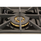 Kucht 48" KDF Series Pro Style Natural Gas Dual Fuel Range - Stainless Steel/Light Blue-Electronic ignition system with auto re-ignition improves safety by minimizing the risk of gas leaks and ensuring consistent flame control