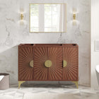 Modway Daylight 48" Single Sink Compatible Bathroom Vanity Cabinet - Walnut-Sink Basin Not Included