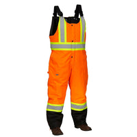 Forcefield Hi Vis Winter Safety Overall - Small - Orange-Retroreflective tape in 4" contrast fluorescent configuration meets CSA Z96-15, Class 2 Level 2