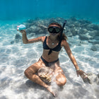 Speaqua Barnacle Pro 2.0 Portable Waterproof Bluetooth Speaker with Built in Storage - Sea Glass-Includes built-in suction cup, 1/4"- 20 thread, carabiner clip, and GoProadapter for multi-purpose mounting and attachment options.