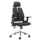 Zuo Genric Office Chair - Black-Recline function