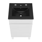 Modway Render 18" Bathroom Vanity - White/Black-8