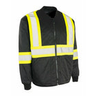 Forcefield Safety - freezer - jacket - black - large (024-FJQBK)-100% polyester outer padding with a 3-oz Poly-Fill liner