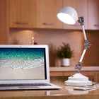 OttLite Revive LED Desk Lamp with USB Charging - Clearsun - White-Three brightness settings