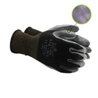 Atlas Everyday Dry Grip Smooth Nitrile Glove - Nylon Liner - Grey/Black - Medium - 3 Pack-Smooth Grip