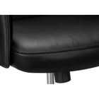 Monarch Specialties 7344 Ergonomic Leather-Look Office Chair - Black-8
