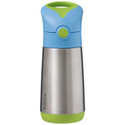 b.box - Insulated Drink Bottle - 350ml - Ocean Breeze-Triple-layer insulation keeps drinks cold up to 8h or warm up to 6h