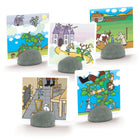 Yellow Door Stand-it-Stones 5-Piece Set-Each set contains five stones measuring 1.5” high