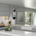 Hudson&Canal Verona 7" Wide Pendant with Glass Shade - Brushed Nickel/Clear-Product Dimensions: 7" L x 7" W x 11" H