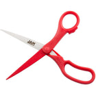 JAM Paper Heavy Duty Multi-Purpose Precision Scissors - 8" - Red-Quantity: 1 Pair of Scissors per Pack | Features comfort grip that can be used left- or right-handed