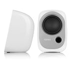 Edifier R12U USB Powered Active Wired Computer Speakers with Volume Control Headphone Jack - White-Plugin headphones for your personal use