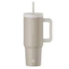 GROSCHE Aspen Insulated Water Tumbler with Handle - 40 oz. - Sand Beige-40oz capacity