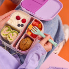 b.box - Plateau Bento Mini Boîte à Déjeuner en Silicone - Baies-Sans BPA