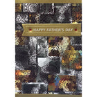Rosedale Gold Father's Day Greeting Cards/Envelopes - 5-1/2" x 8" - Abstract - 6 Pack-Premium quality greeting cards