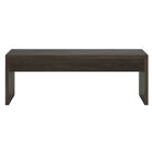 Hudson&Canal Lawrence 48"W Rectangular Coffee Table - Alder Brown-Table is made of high-quality and durable MDF and PVC materials