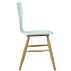 Modway Cascade Dining Chair - Light Blue - 2 Pack-Contoured Organic Flared Back