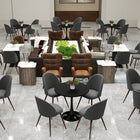 Homy Casa Upholstered Guest Chairs - Grey Fabric - 2 Pack-Durable and abrasion-resistant fabric for easy maintenance and long-term use.
