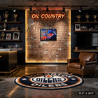 Wayne Gretzky Edmonton Oilers Bench Close-up - Framed Canvas - 31" x 22"-Finished size: 31.5x22.5