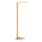 Hudson&Canal Malin 52" Tall Integrated LED Floor Lamp with Metal Shade - Brass-On-trend modern design for your living room, office space, bedroom, or reading nook