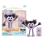 Glo Pals Light-Up Sensory Toy - Lumi Character-Includes 2 Light-Up Cubes made from 100% recycled plastic